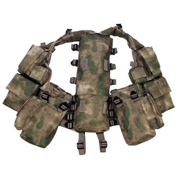 Tactical Vest, met vele Tassen HDT-camo FG