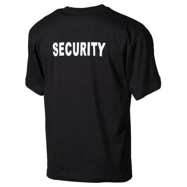 Zwart T-Shirt met"Security" bedrukt