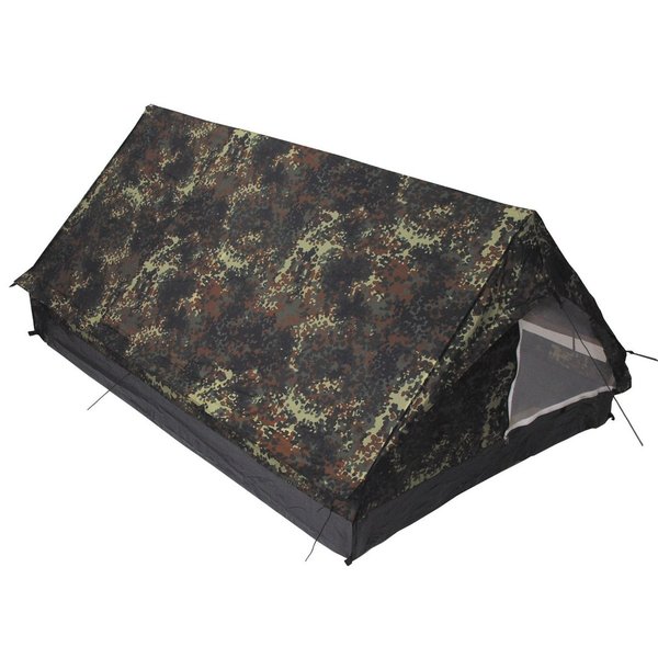 Tent, "Minipack", Duitse Camo, Gr. 213x137x97cm