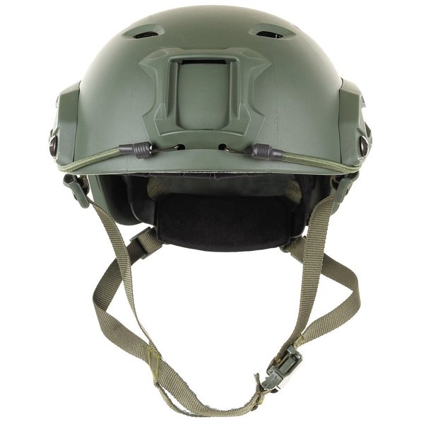Amerikaanse helm, FAST parachutist, olive, rails, ABS-kunststof