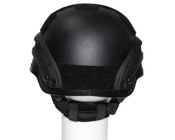 Amerikaanse helm, "MICH 2002", rails, zwart, ABS-kunststof