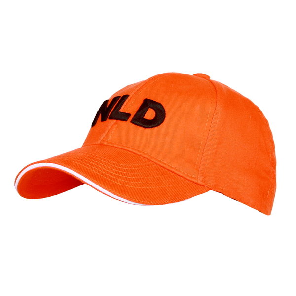 Baseball cap Oranje met NLD