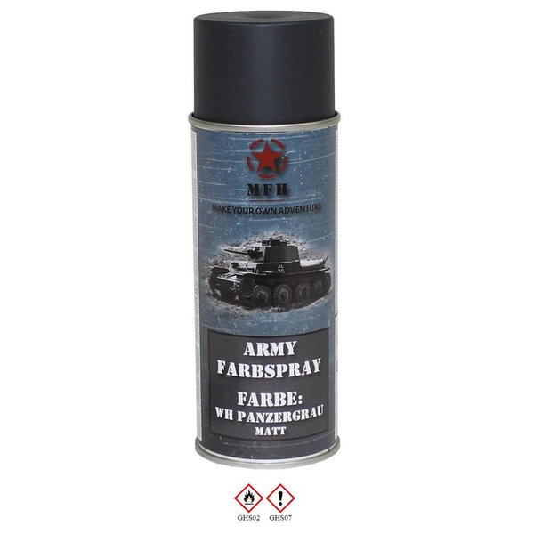Army Verfspray, WH Panzergrijs, mat, 400 ml RAL7016