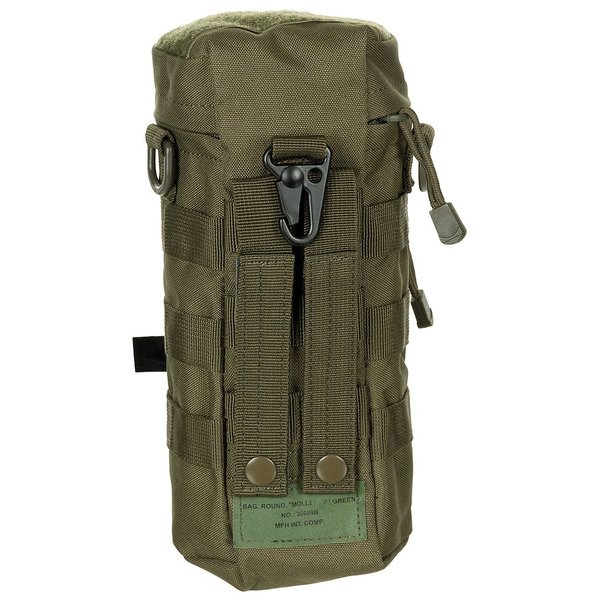 Tas, rond, "molle", olive