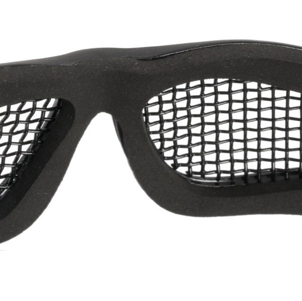 Lichte flexibele bril zwart met gaas
