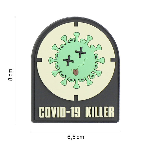 PVC 3D Patch Corona Killer "rond"