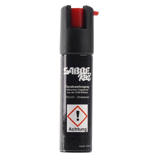 Sabre Pepper 22ML Gel spray, met grip voor bv bij sporten in de hand te houden.